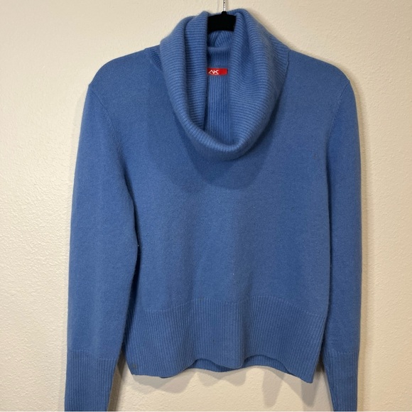 Anne Klein Sport Sweaters - Anne Klein Sport Blue Cowl Neck Sweater